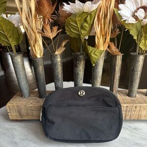Lululemon Athletica Black Cosmetic Bag